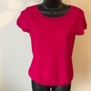Banana republic medium top hot pink magenta